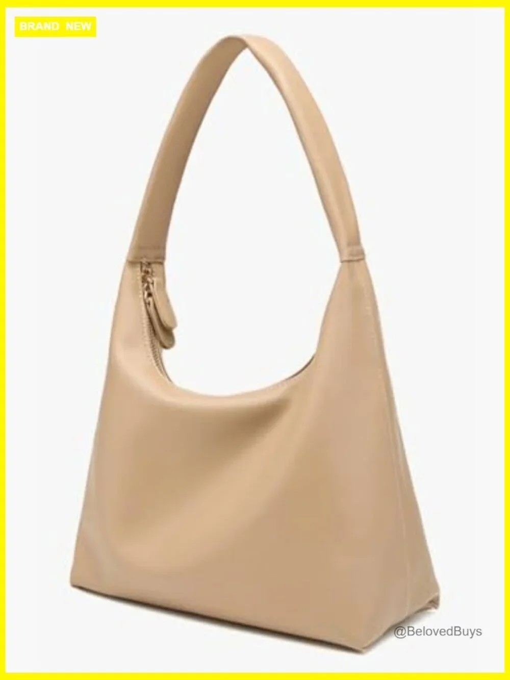 Slouchy PU Leather Hobo Bag Crossbody Shoulder Purse Crescent Tote